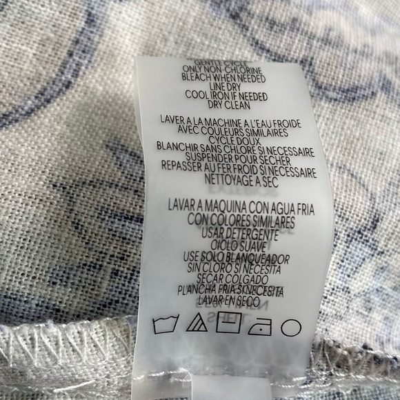 Tommy Hilfiger linen blend A line sleeveless floral dress EUC - Picture 10 of 10